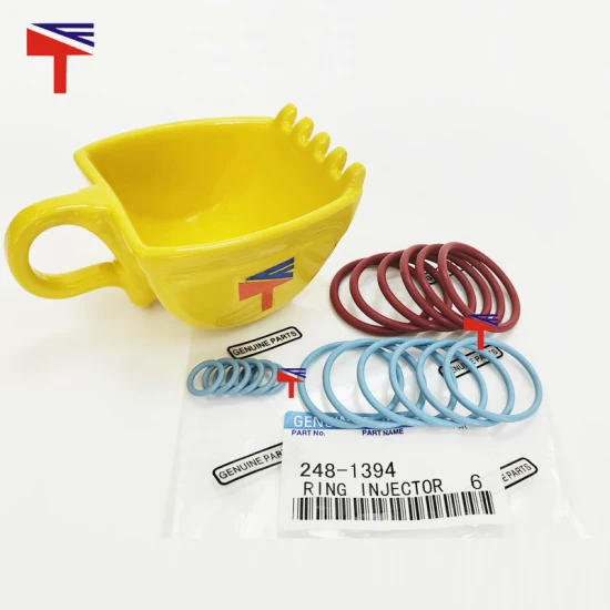 Kit de vedação do injetor de peças de motor de máquinas 248